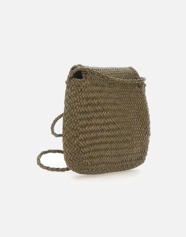 Borsa "Mini city" in pelle 8934 KAKI DRAGON DIFFUSION 