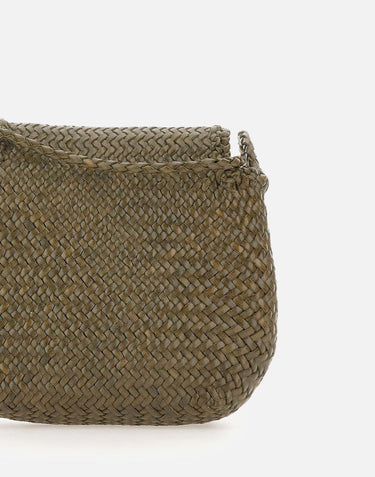 Borsa "Mini city" in pelle 8934 KAKI DRAGON DIFFUSION 