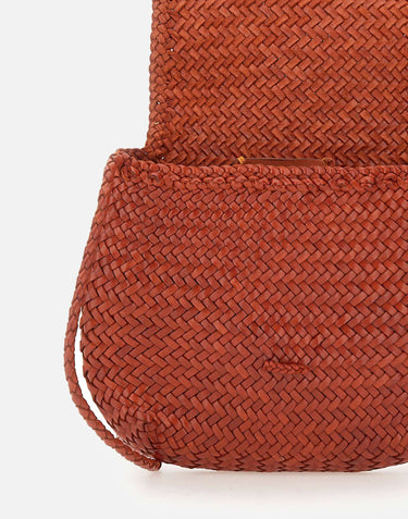 Borsa "Mini city" in pelle 8934 NARANJA DRAGON DIFFUSION 