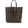 Borsa "Link Tote" in pelle 8960 DKBROWN DRAGON DIFFUSION 