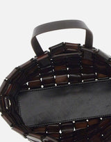 Borsa "Link Tote" in pelle 8960 DKBROWN DRAGON DIFFUSION 
