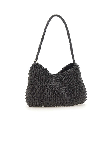 DRAGON DIFFUSION Borsa a spalla "Basil Cactus" BLACK Donna 