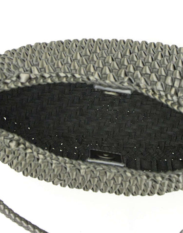 DRAGON DIFFUSION Borsa a spalla "Basil Cactus" GREY Donna 