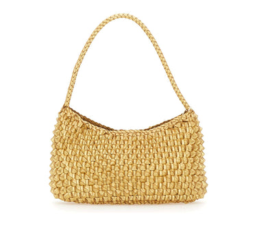 DRAGON DIFFUSION Borsa a spalla "Basil Cactus" GOLD Donna 