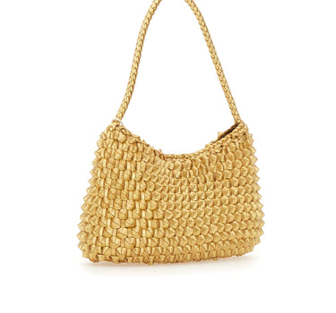 DRAGON DIFFUSION Borsa a spalla "Basil Cactus" GOLD Donna 