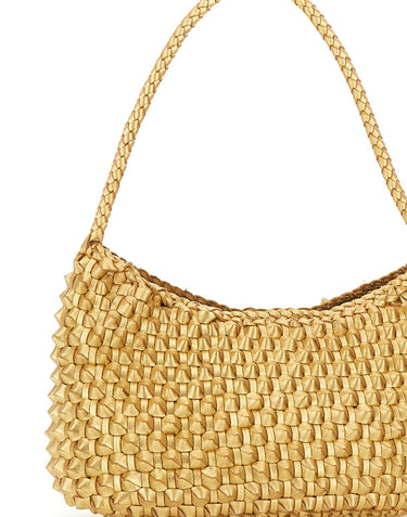 DRAGON DIFFUSION Borsa a spalla "Basil Cactus" GOLD Donna 