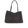DRAGON DIFFUSION Borsa a spalla "S.Croce Cactus" BLACK Donna 