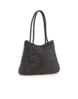 DRAGON DIFFUSION Borsa a spalla "S.Croce Cactus" BLACK Donna 