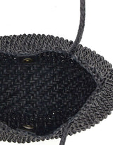 DRAGON DIFFUSION Borsa a spalla "S.Croce Cactus" BLACK Donna 