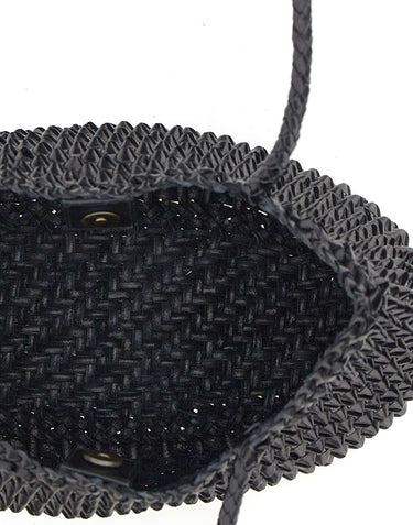 DRAGON DIFFUSION Borsa a spalla "S.Croce Cactus" BLACK Donna 