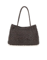 DRAGON DIFFUSION Borsa a spalla "S.Croce Cactus" BROWN Donna 