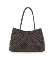 DRAGON DIFFUSION Borsa a spalla "S.Croce Cactus" BROWN Donna 