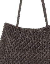 DRAGON DIFFUSION Borsa a spalla "S.Croce Cactus" BROWN Donna 