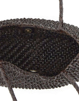 DRAGON DIFFUSION Borsa a spalla "S.Croce Cactus" BROWN Donna 