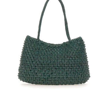 DRAGON DIFFUSION Borsa a spalla "S.Croce Cactus" GREEN Donna 