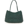 DRAGON DIFFUSION Borsa a spalla "S.Croce Cactus" GREEN Donna 