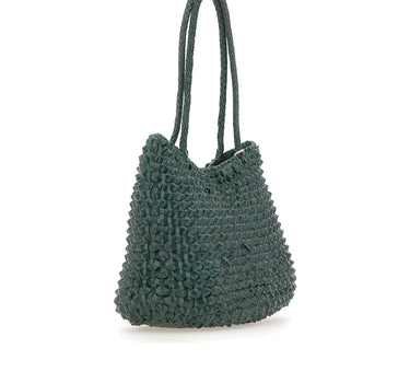 DRAGON DIFFUSION Borsa a spalla "S.Croce Cactus" GREEN Donna 