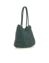 DRAGON DIFFUSION Borsa a spalla "S.Croce Cactus" GREEN Donna 