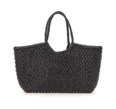DRAGON DIFFUSION Borsa a spalla "Nantucket Cactus" BLACK Donna 
