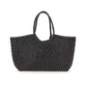 DRAGON DIFFUSION Borsa a spalla "Nantucket Cactus" BLACK Donna 