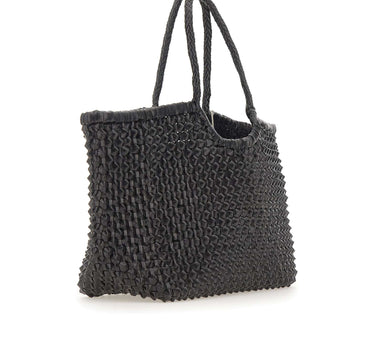 DRAGON DIFFUSION Borsa a spalla "Nantucket Cactus" BLACK Donna 