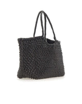 DRAGON DIFFUSION Borsa a spalla "Nantucket Cactus" BLACK Donna 