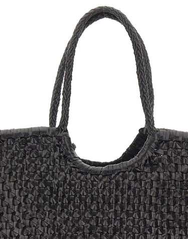 DRAGON DIFFUSION Borsa a spalla "Nantucket Cactus" BLACK Donna 