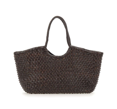 DRAGON DIFFUSION Borsa a spalla "Nantucket Cactus" BROWN Donna 
