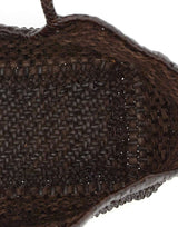 DRAGON DIFFUSION Borsa a spalla "Nantucket Cactus" BROWN Donna 