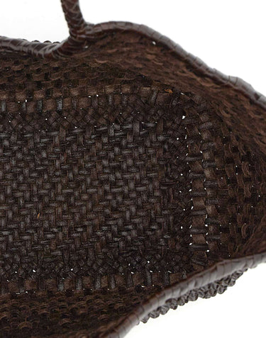 DRAGON DIFFUSION Borsa a spalla "Nantucket Cactus" BROWN Donna 