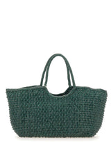 DRAGON DIFFUSION Borsa a spalla "Nantucket Cactus" GREEN Donna 