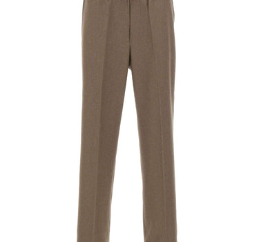 Pantaloni in flanella con elastico in vita LBP191 WV016LBR DROLE DE MONSIEUR 