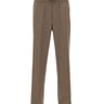 Pantaloni in flanella con elastico in vita LBP191 WV016LBR DROLE DE MONSIEUR 