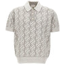 DROLE DE MONSIEUR Polo "D Mirror Monogram" GREY Uomo 