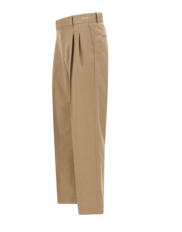 DROLE DE MONSIEUR Pantaloni "Golfer" in gabardine BEIGE Uomo 