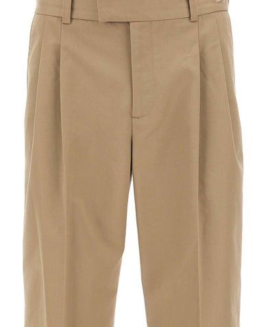 DROLE DE MONSIEUR Pantaloni "Golfer" in gabardine BEIGE Uomo 