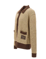 DROLE DE MONSIEUR Cardigan in maglia waffle YELLOW Uomo 