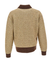 DROLE DE MONSIEUR Cardigan in maglia waffle YELLOW Uomo 
