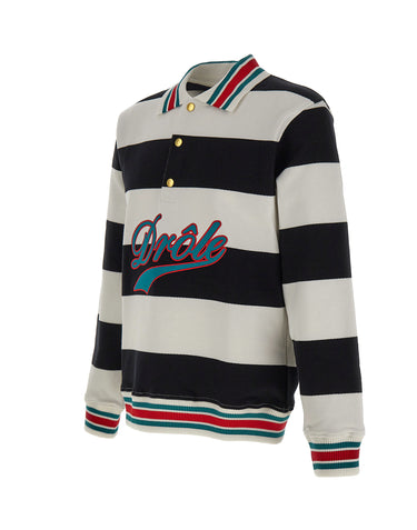 DROLE DE MONSIEUR Polo a righe con ricamo MULTICOLOR Uomo 