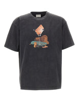 DROLE DE MONSIEUR T-Shirt "Glass Lion" BLACK Uomo 