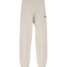 DROLE DE MONSIEUR Pantaloni jogger in pile con slogan GREY Uomo 