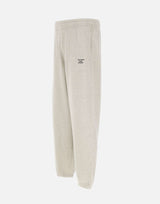 DROLE DE MONSIEUR Pantaloni jogger in pile con slogan GREY Uomo 