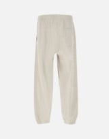 DROLE DE MONSIEUR Pantaloni jogger in pile con slogan GREY Uomo 
