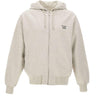 DROLE DE MONSIEUR Felpa con zip e slogan GREY Uomo 