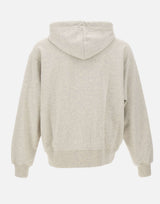 DROLE DE MONSIEUR Felpa con zip e slogan GREY Uomo 