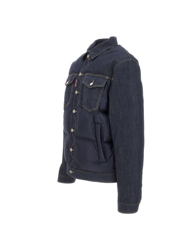 Giacca "Hybrid Puffer Jean" S74AM1610 D30011964 DSQUARED2 