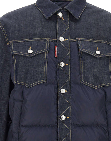 Giacca "Hybrid Puffer Jean" S74AM1610 D30011964 DSQUARED2 