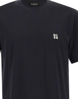 DSQUARED2 T-shirt "Metal D2 Upside Down" BLACK Uomo 