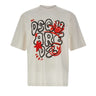 DSQUARED2 T-shirt con stampa logo WHITE Uomo 