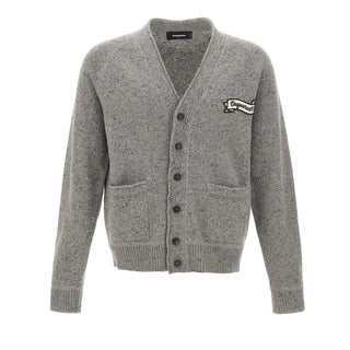 Cardigan Basic in misto lana S74HA1667 D13233860 DSQUARED2 